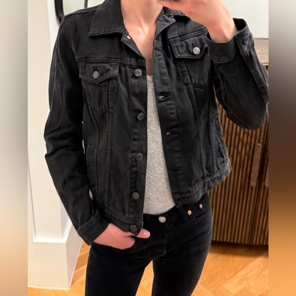 Gap 1969 Black Denim Jean Jacket